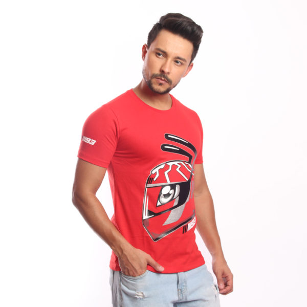 CAMISETA MASCULINA MARC MARQUEZ CAPACETE