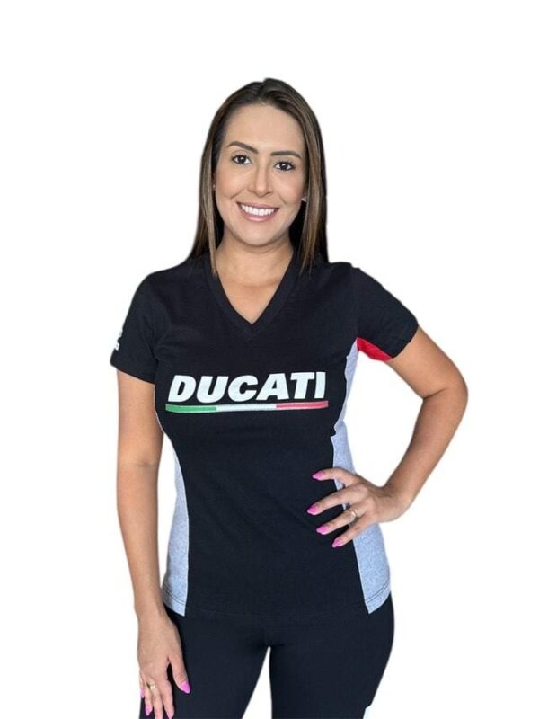 CAMISETA BABY LOOK FEMININA ALLBOY DUCATI - Imagem 6