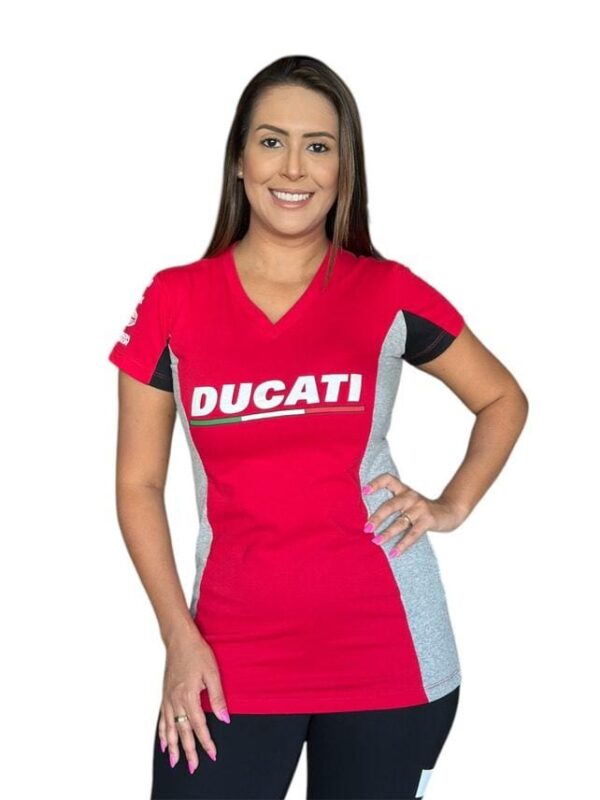 CAMISETA BABY LOOK FEMININA ALLBOY DUCATI - Imagem 2