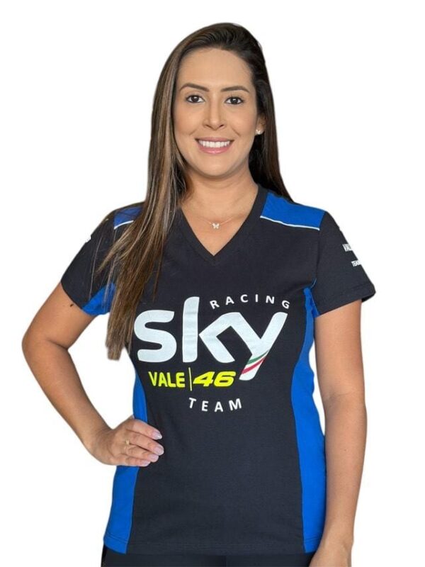 CAMISETA BABY LOOK FEMININA ALLBOY VALE 46 SKY
