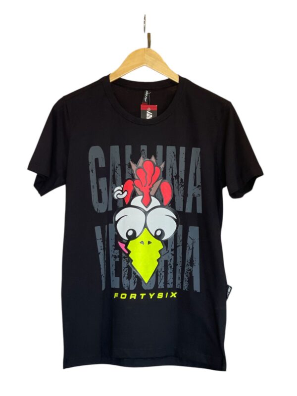 CAMISETA MASCULINA ALLBOY GALLINA VECH 46 MOTOGP