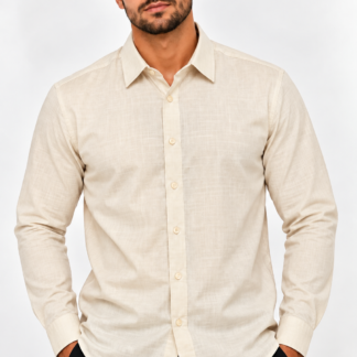 CAMISA MASCULINA MANGA LONGA LINHO ALLBOY